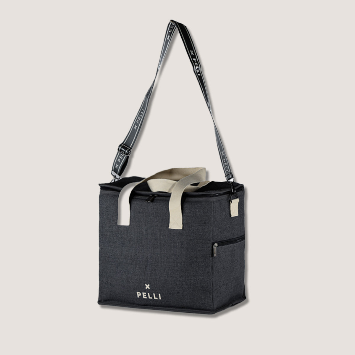 Best Cooler Bag Australia I Natural Jute in Black I Pelli Bags