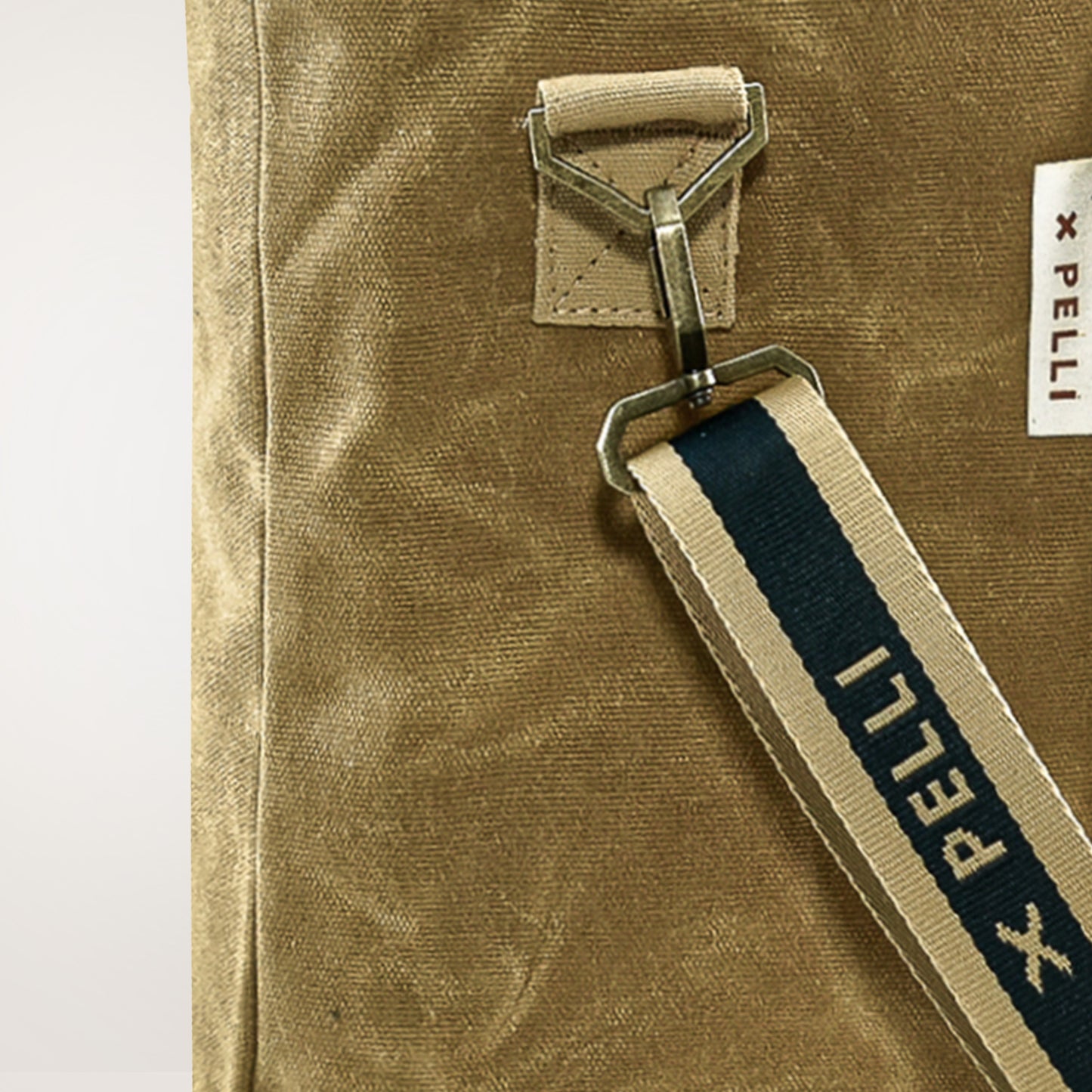 OK Chill Crossbody Waxed Canvas Cooler Bag in Ginger