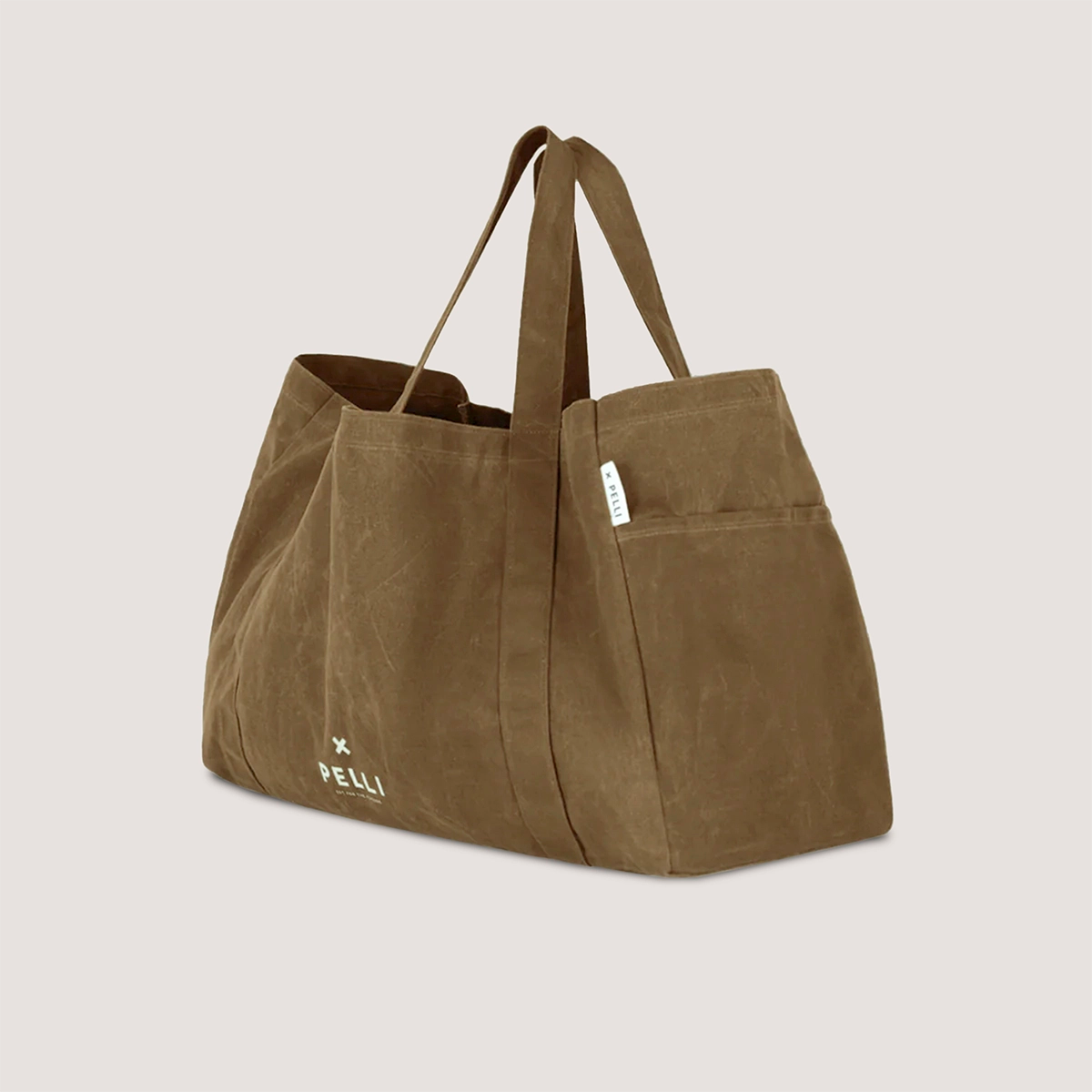 Best Beach Bags Australia Waxed Canvas in Brown Tan I Pelli Bags