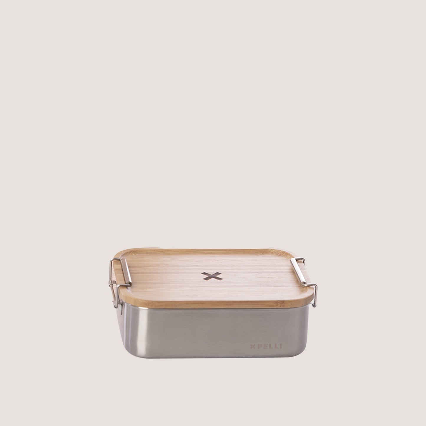 stainless steel and bamboo lunch box