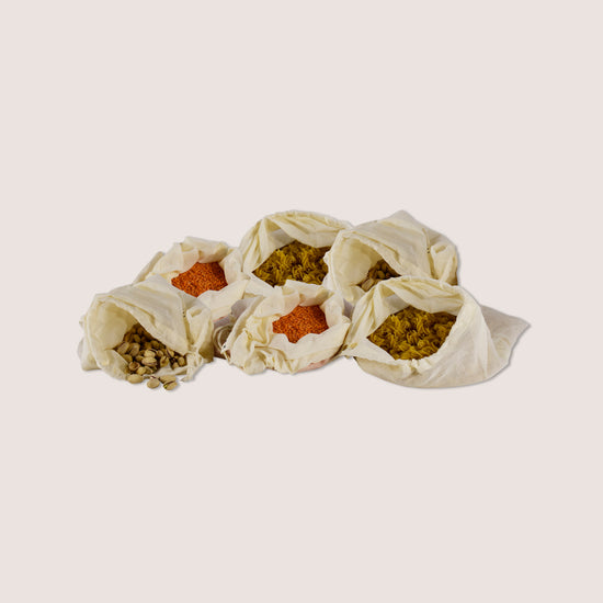 Cotton Produce Bag in Lightweight Muslin