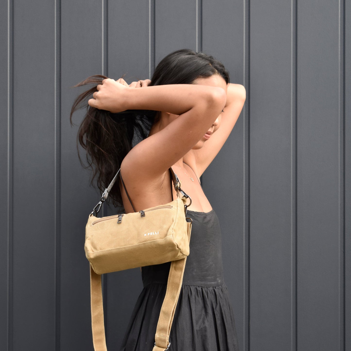 Load image into Gallery viewer, brown crossbody bag
