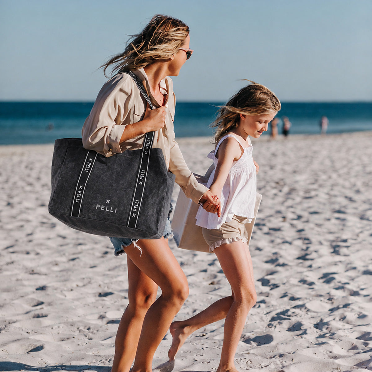 Drifted | Relaxed Tote Bag | Waxed Canvas | Charcoal