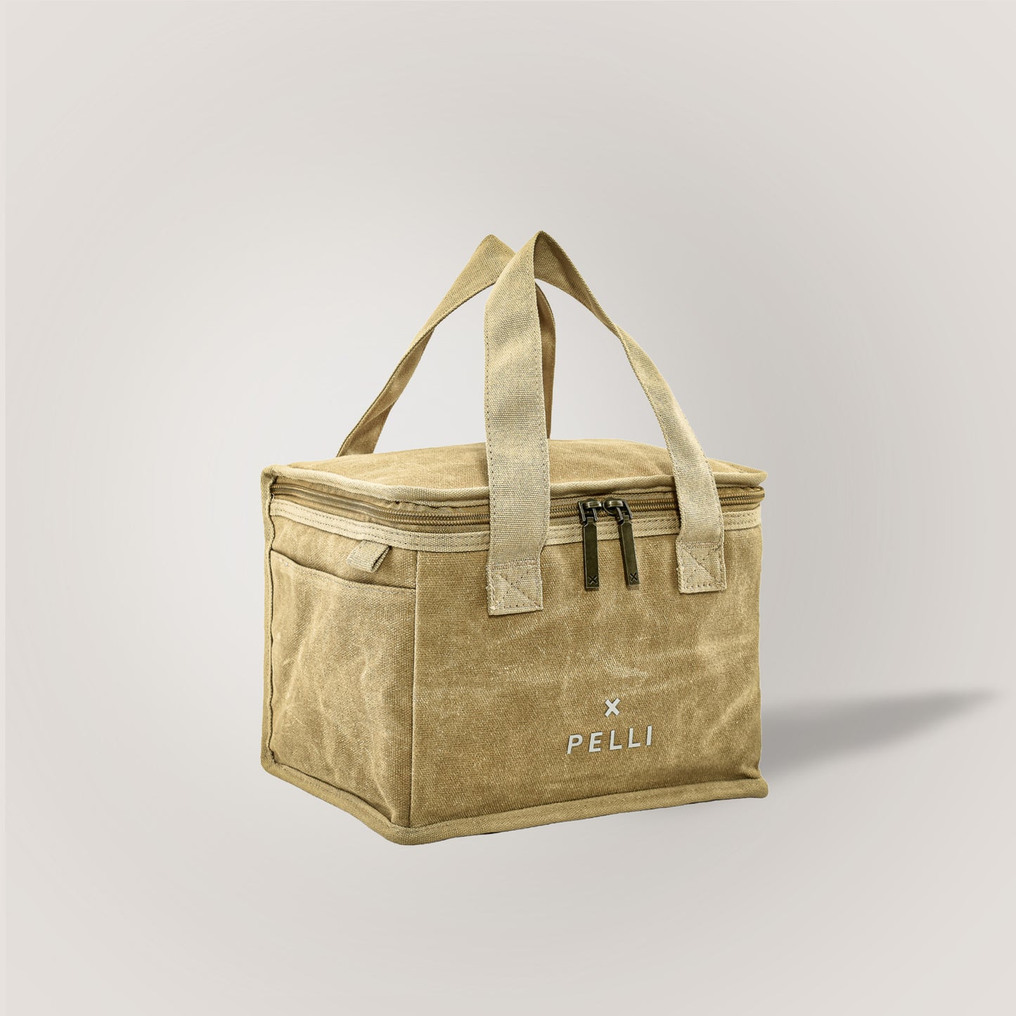 Lunch Squared Canvas Square Lunch Bag - Ginger