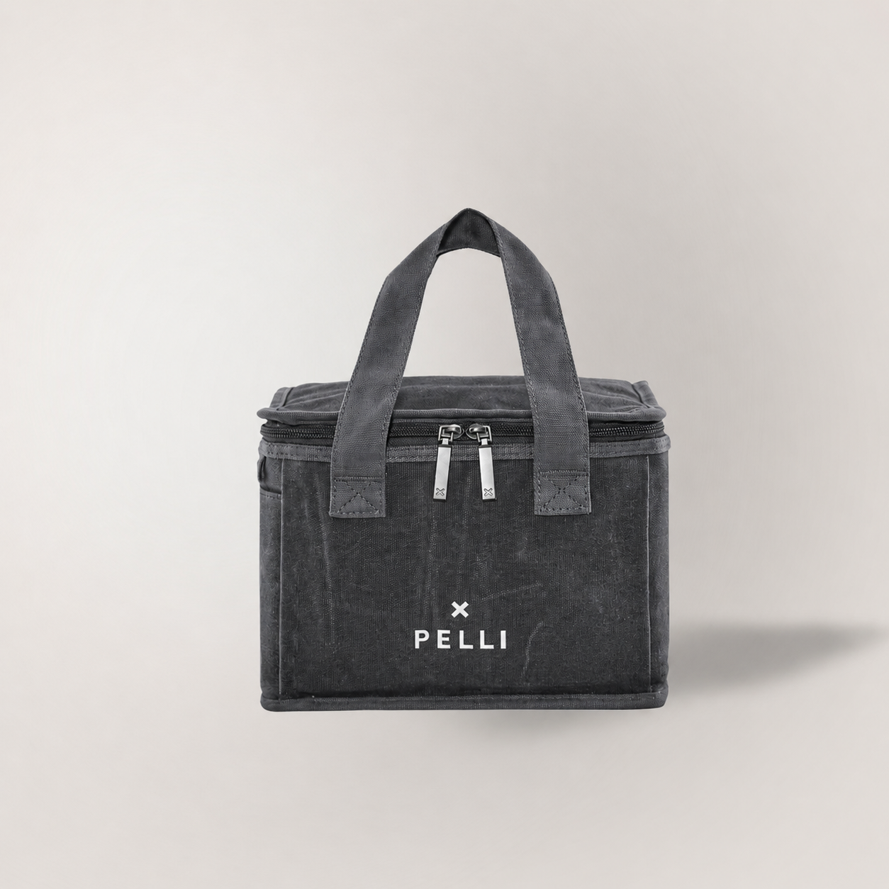 Lunch Squared  |  Lunch Bag  |  Waxed Canvas  |  Charcoal