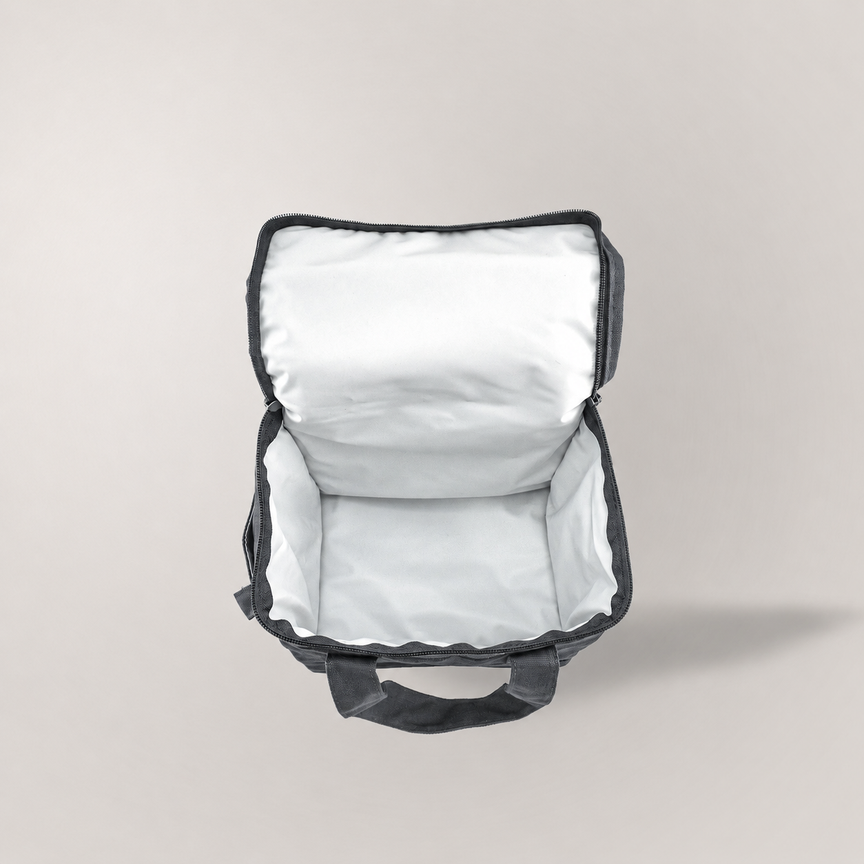 Lunch Squared  |  Lunch Bag  |  Waxed Canvas  |  Charcoal