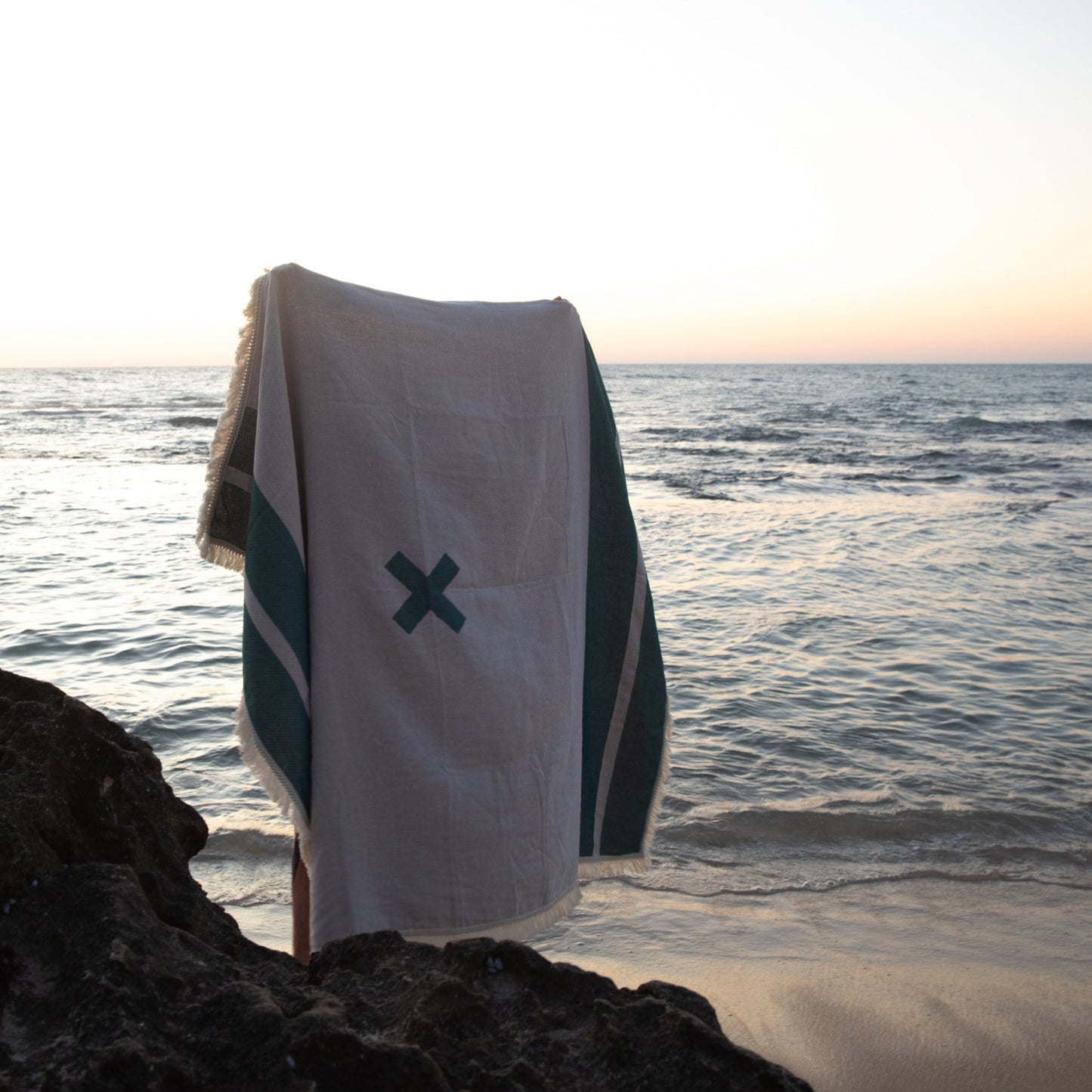 Beachy Keen Waxed Canvas Beach Bag - Chai Tea