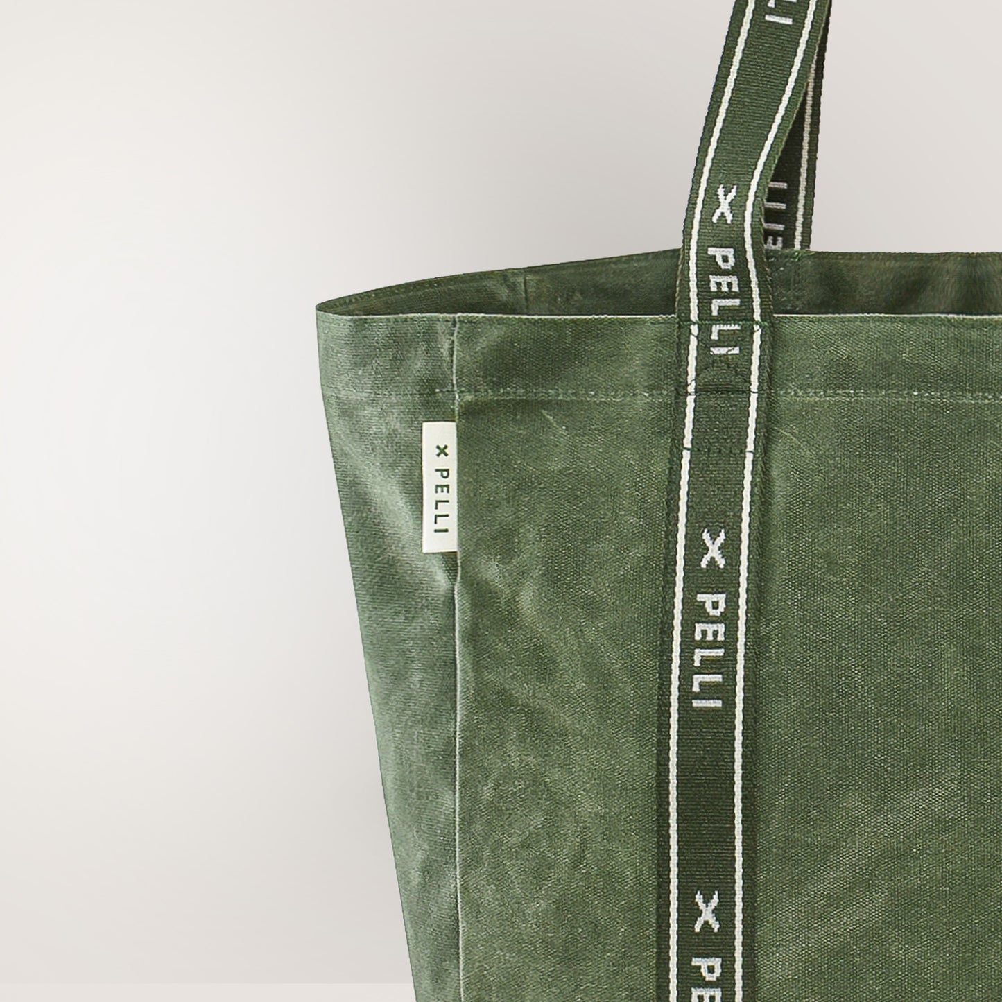 Drifted - Relaxed Tote Bag in Eucalyptus Green