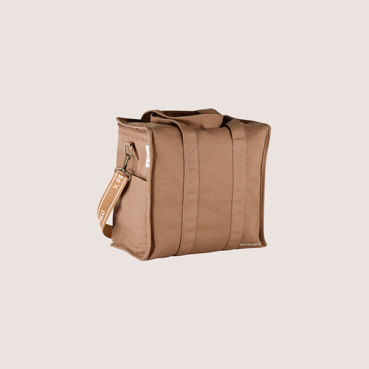 OK Chill Crossbody - Canvas Medium Cooler Bag with Shoulder Strap in Ginger