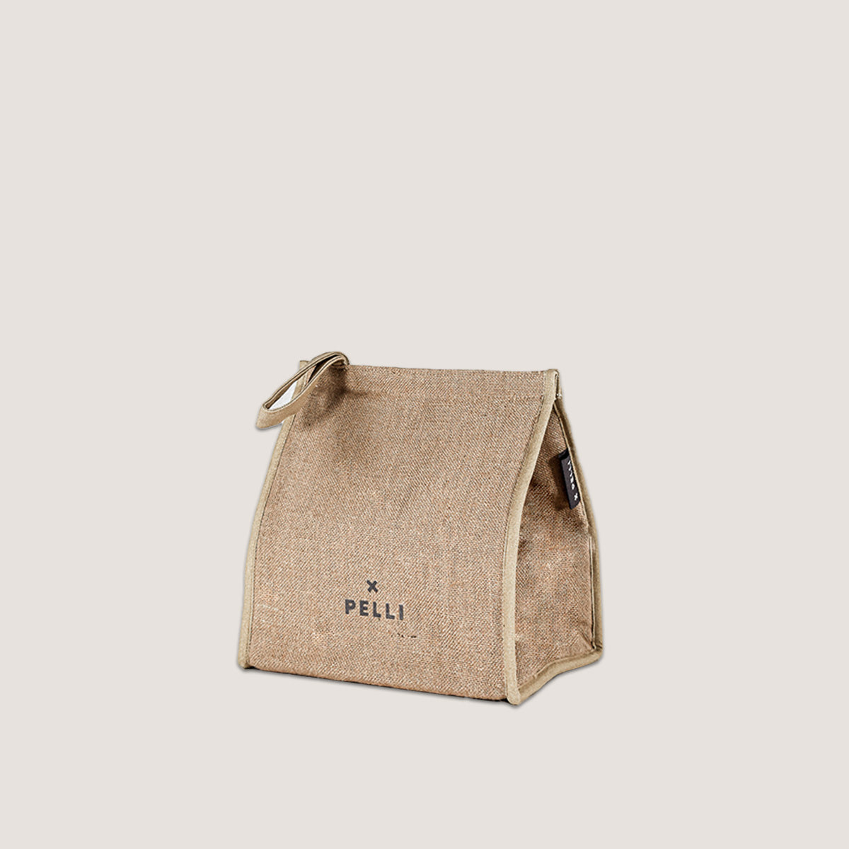 Jute Insulated Lunch Bag I Natural Hessian Neutral I Pelli Bags