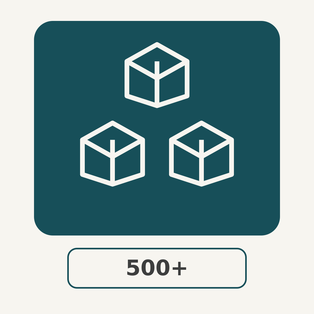 MTO quantity tier 500 plus products deep teal