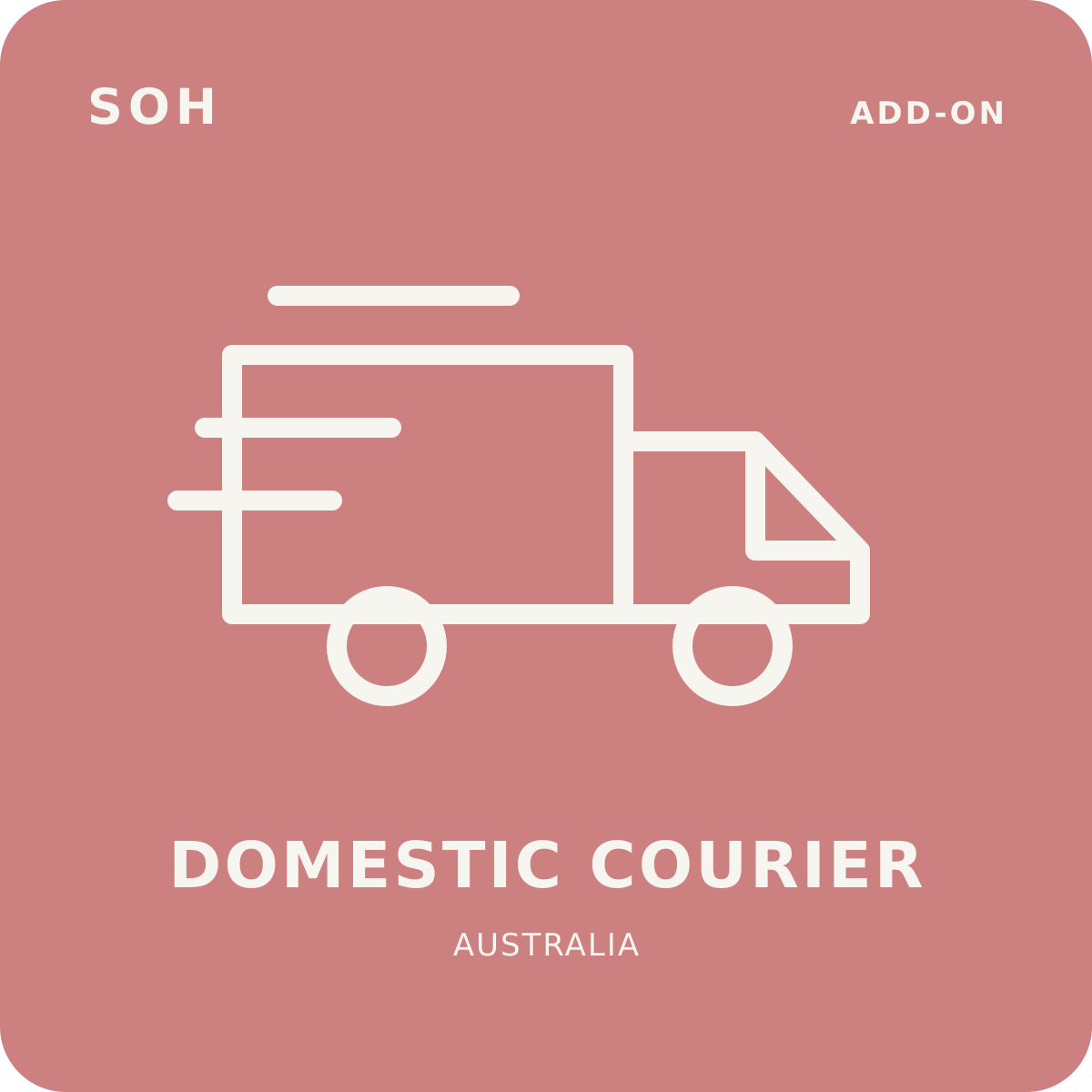 SOH domestic courier service