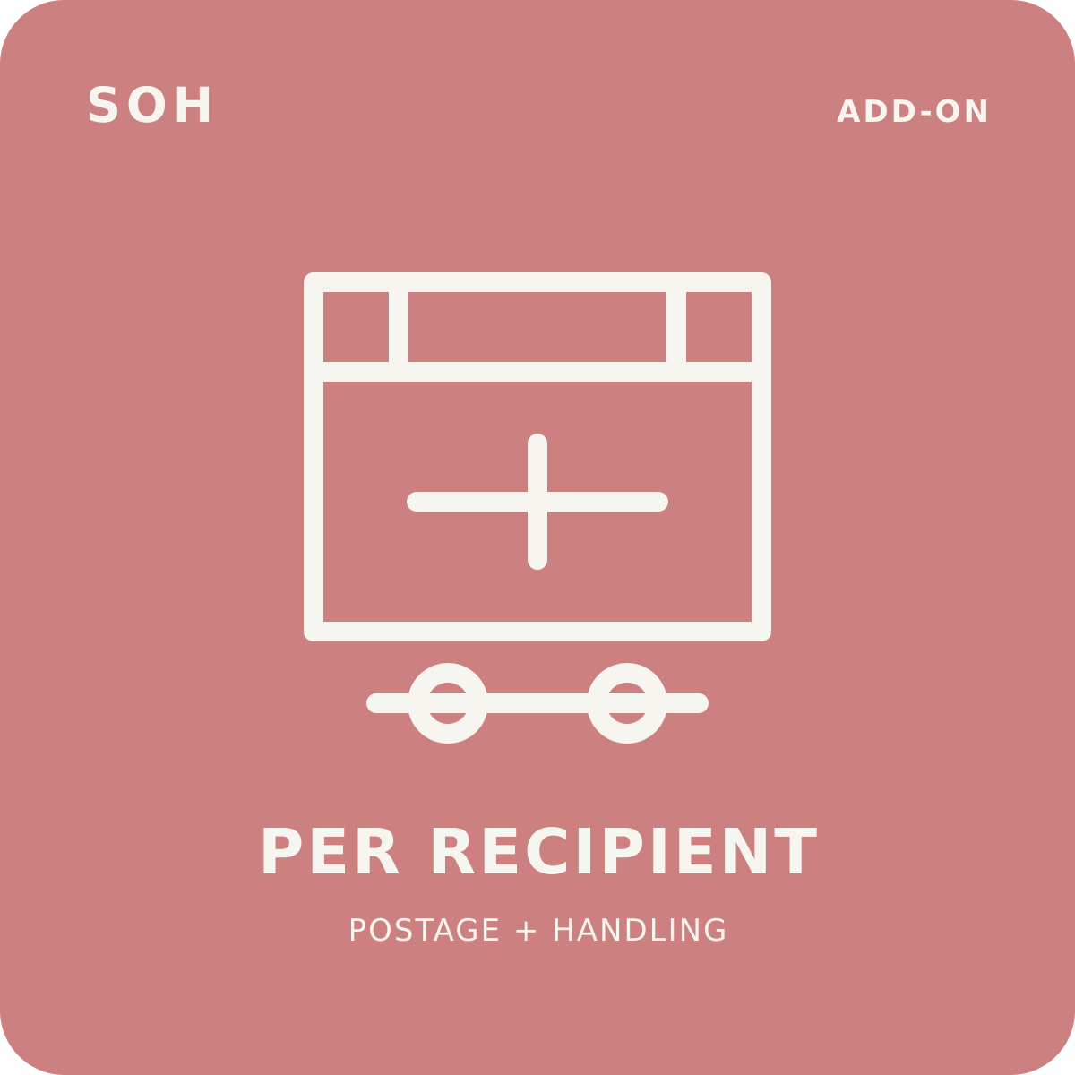 SOH individual recipient postage service