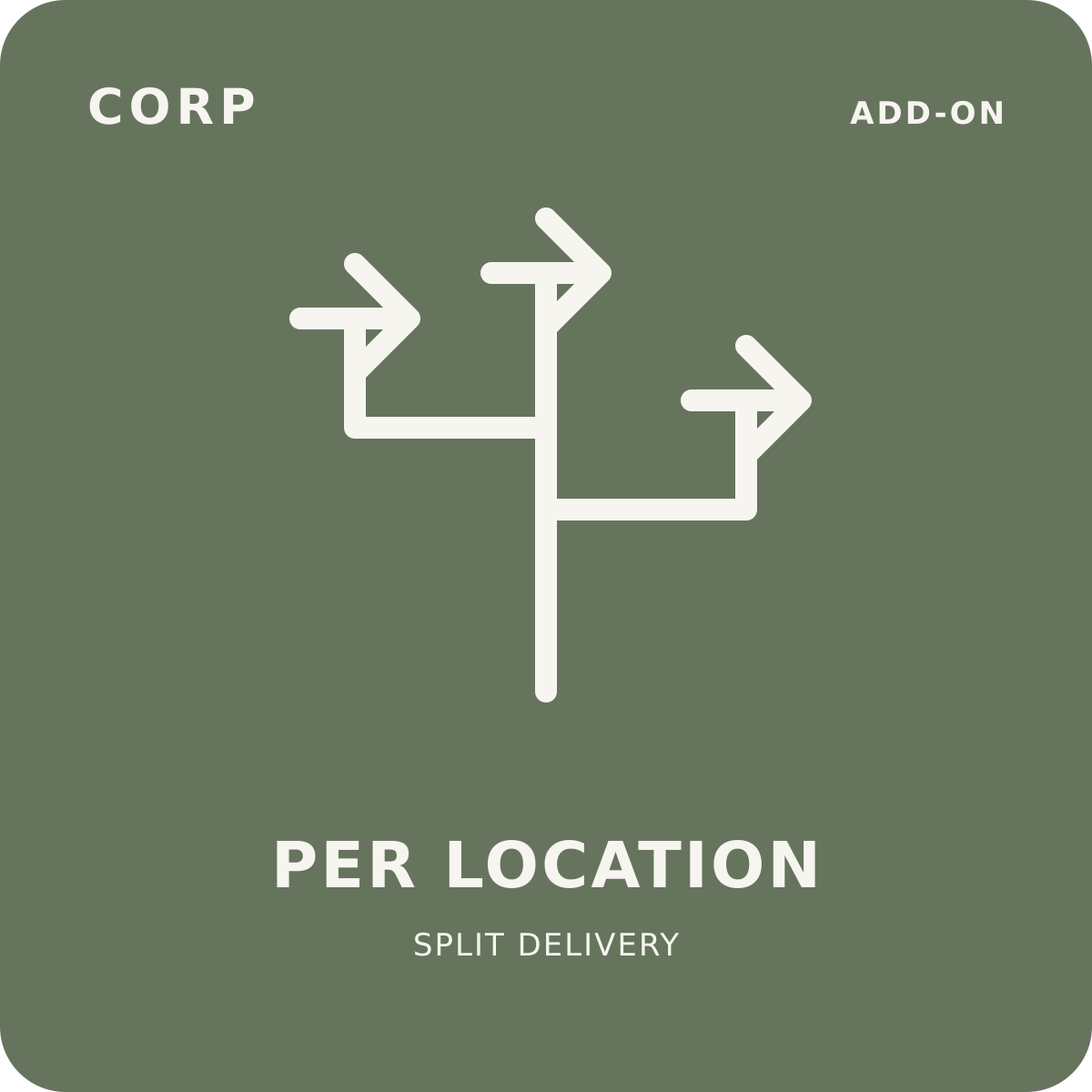 split delivery